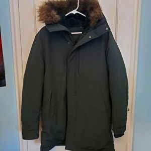 Men's Uniqlo Ultra Down Coat Dark Green NWT